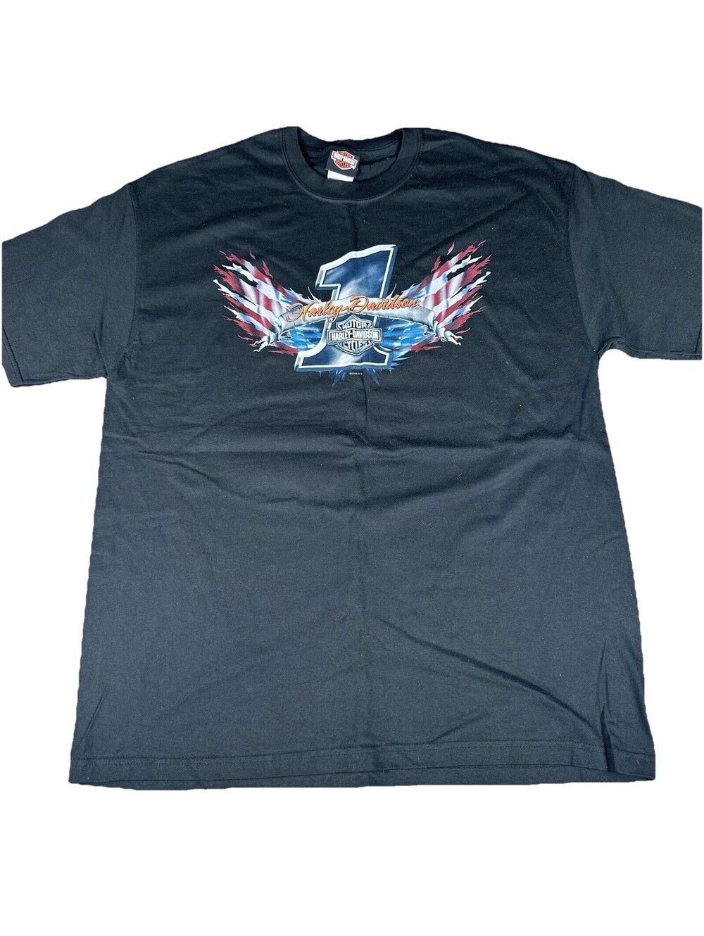 Vintage 2001 Harley Davidson Warrs London England Big Ben T Shirt XL USA Y2K